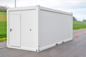 Container de chantier bureau 20 pieds en vente et location chez Valroc SA dans la Broye