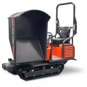 Dumper à chenille Huki 120HR pour tous travaux de transports et de manutentions en location chez Valroc SA dans la Broye